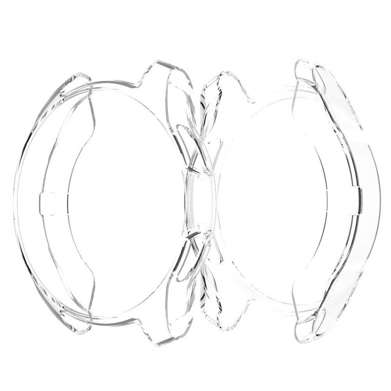 Suoman 3-Pack for Samsung Galaxy Watch 46mm Case, Soft Plated TPU Protective Bumper Cover Case for Galaxy Watch 46mm (2018), (Not Fit for 46mm 2021), Black+Silver+Clear - Image 5
